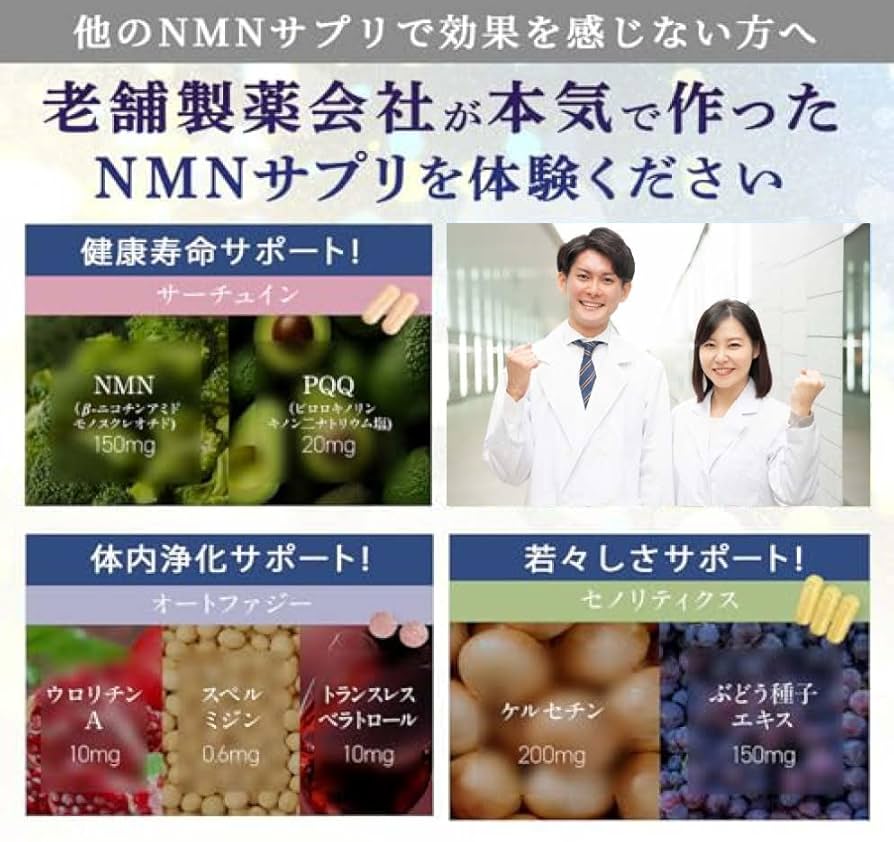 Amazon | NMN nmnサプリウロリチン レスベラトロール エイジング